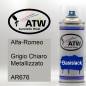 Preview: Alfa-Romeo, Grigio Chiaro Metallizzato, AR676: 400ml Sprühdose, von ATW Autoteile West.